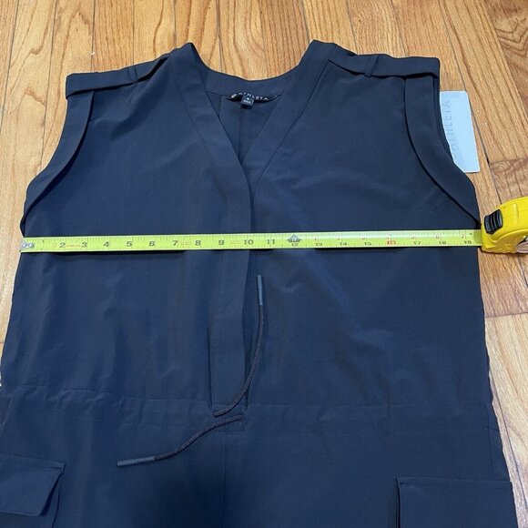 Athleta Black Sutton Romper Size 4 - Picture 6 of 7